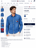 TOMMMY HILFIGR DENIM SHIRT
