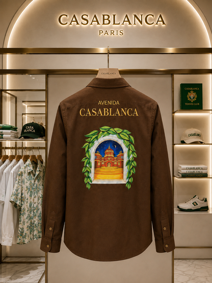 CASABLANCA PREMIUM BROWN SHIRT