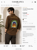 CASABLANCA PREMIUM BROWN SHIRT