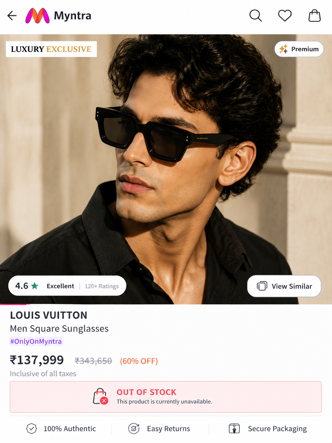 LOUIS VUITTON PREMIUM SUNGLASSES