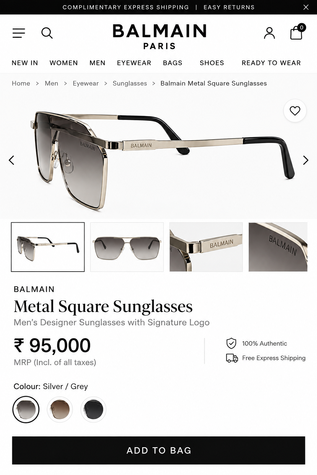 BALMAN PARIS PREMIUM SUNGLASSES