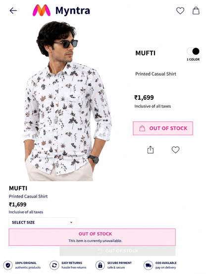 MUFTI SHIRT