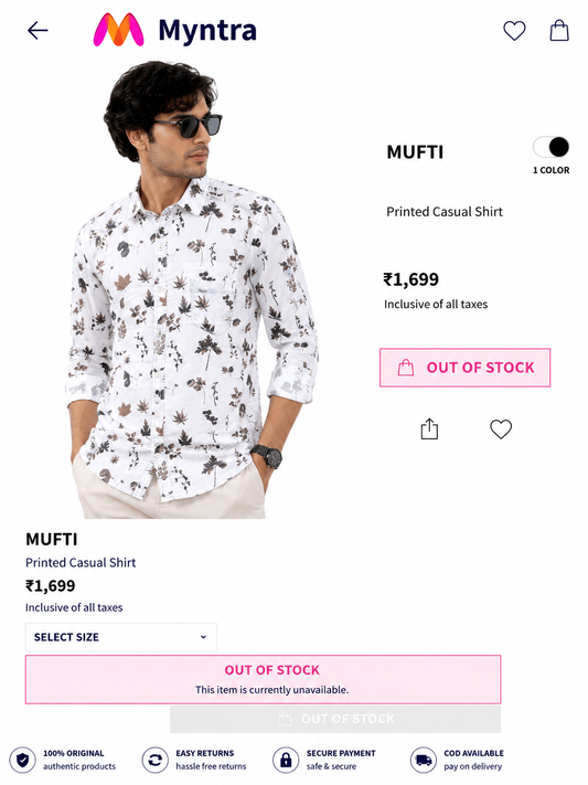 MUFTI SHIRT