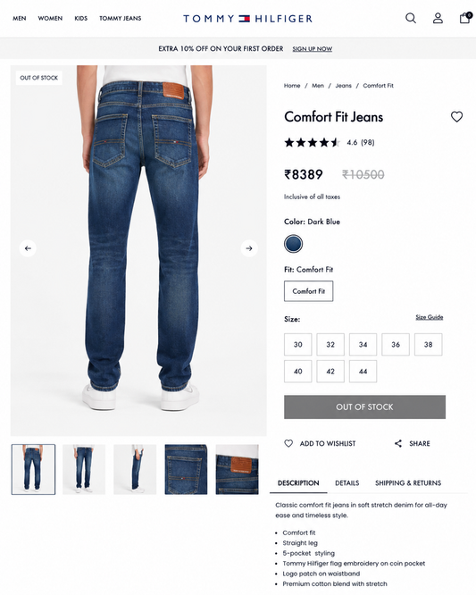 TOMMY HILFIGER JEANS