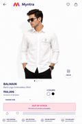 BALMAIN WHITE COLOUR SHIRT