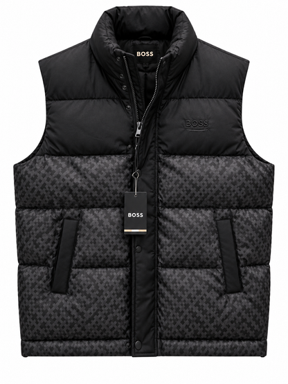 BOSS MEN'S PREMIUM PUFFER HALF JACKET