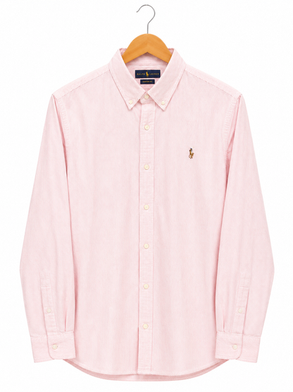 POLO RALPH LAUREN LINEN PINK SHIRT