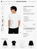 CHROME HEART IMPORTED LUXURY HIGH QUALITY WHITE TSHIRT