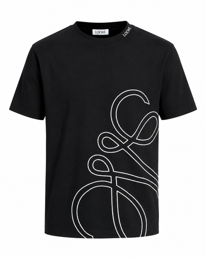 LOEWE IMPORTED LUXURY HIGH QUALITY BLACK TSHIRT