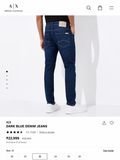 ARMANI EXCHANGE AX JEANS
