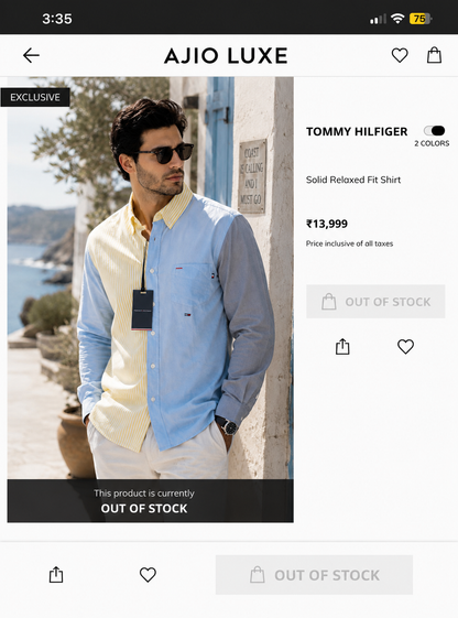 TOMMY HILFIGER SHIRT